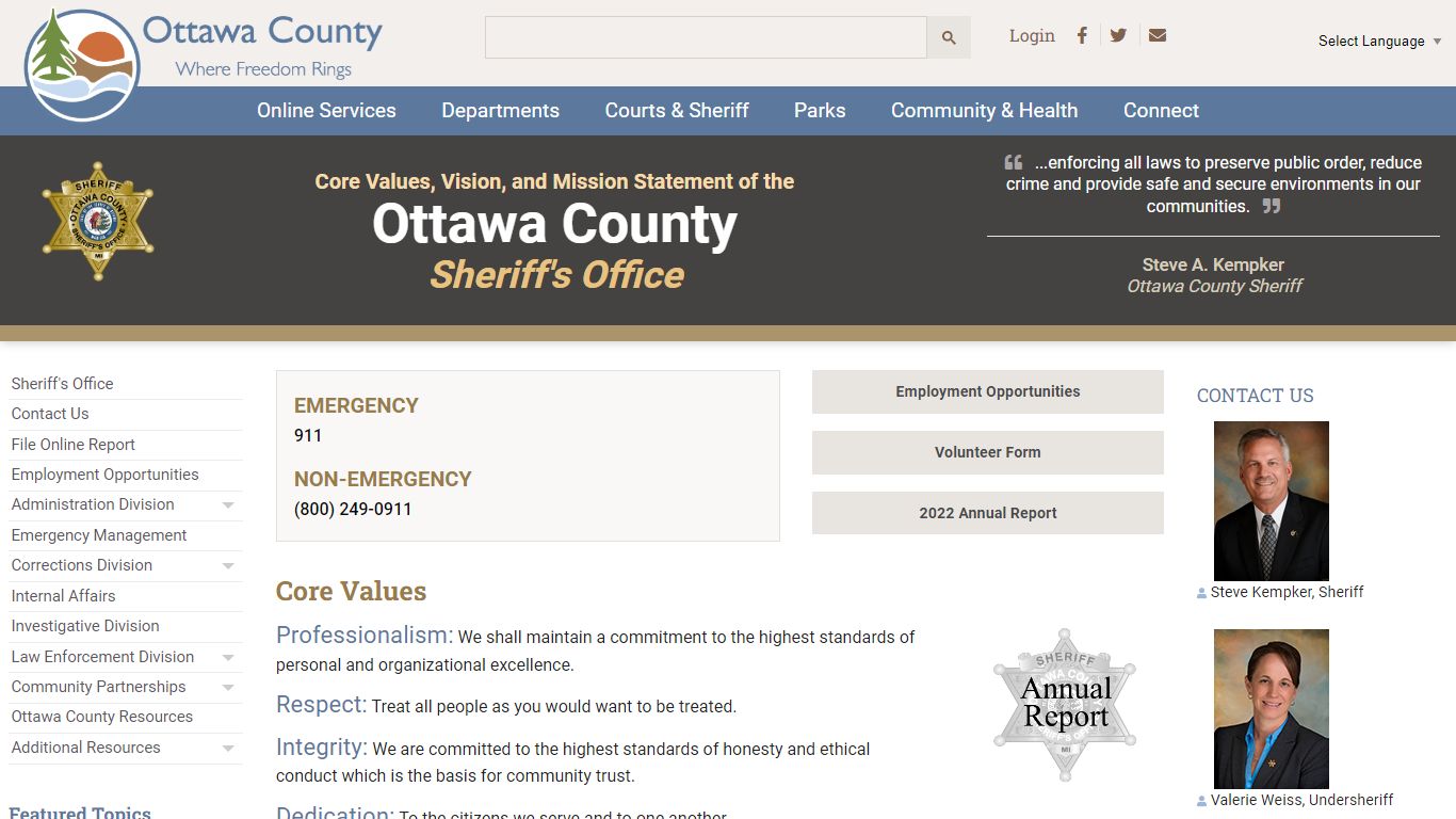 miOttawa - Ottawa County Sheriff's Office